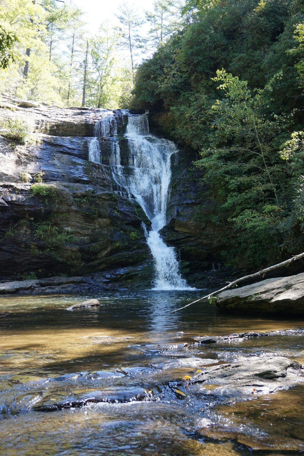 waterfall hikes asheville nc
